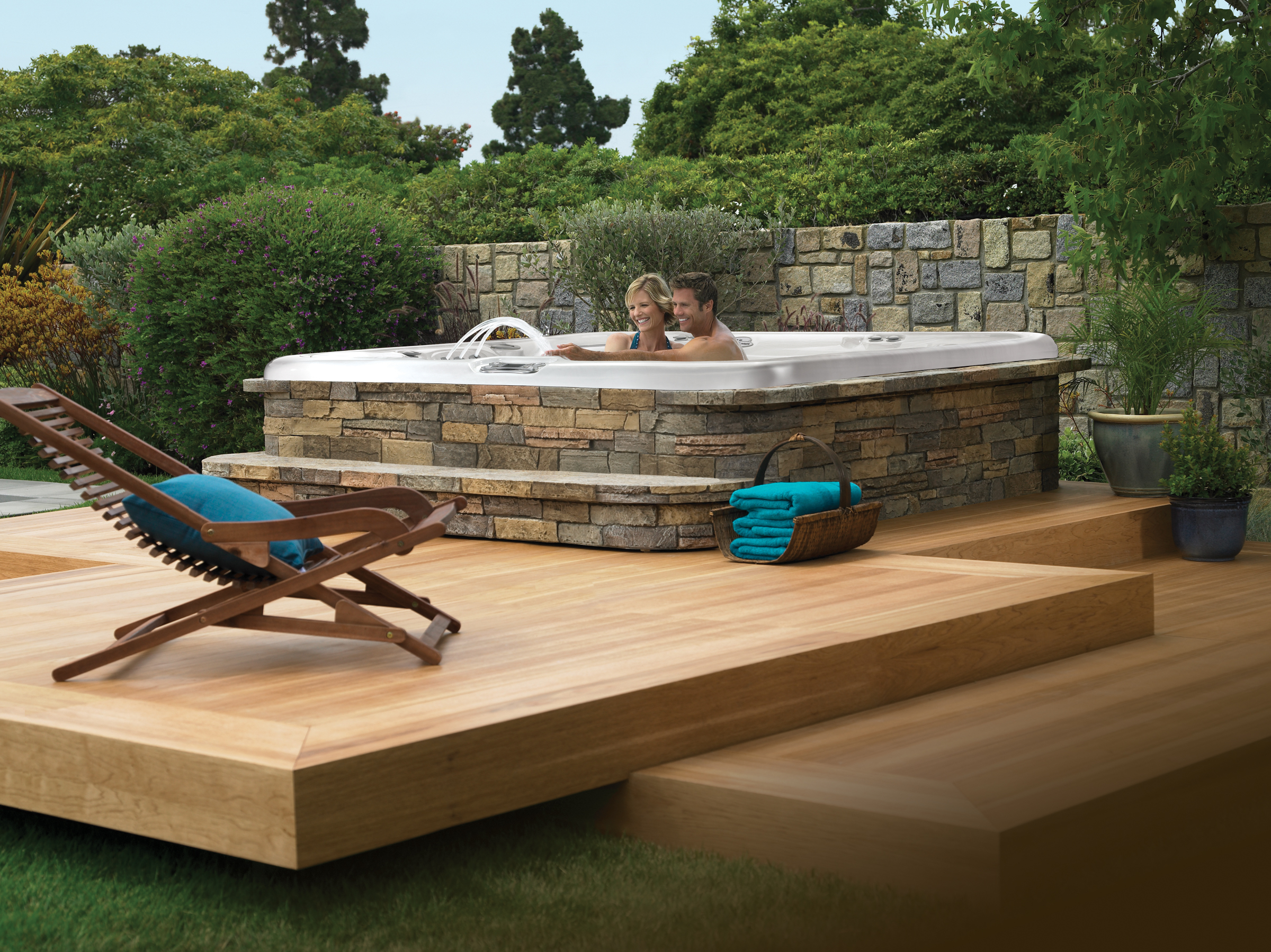 Get the perfect deck for your Hot Spring Spa
